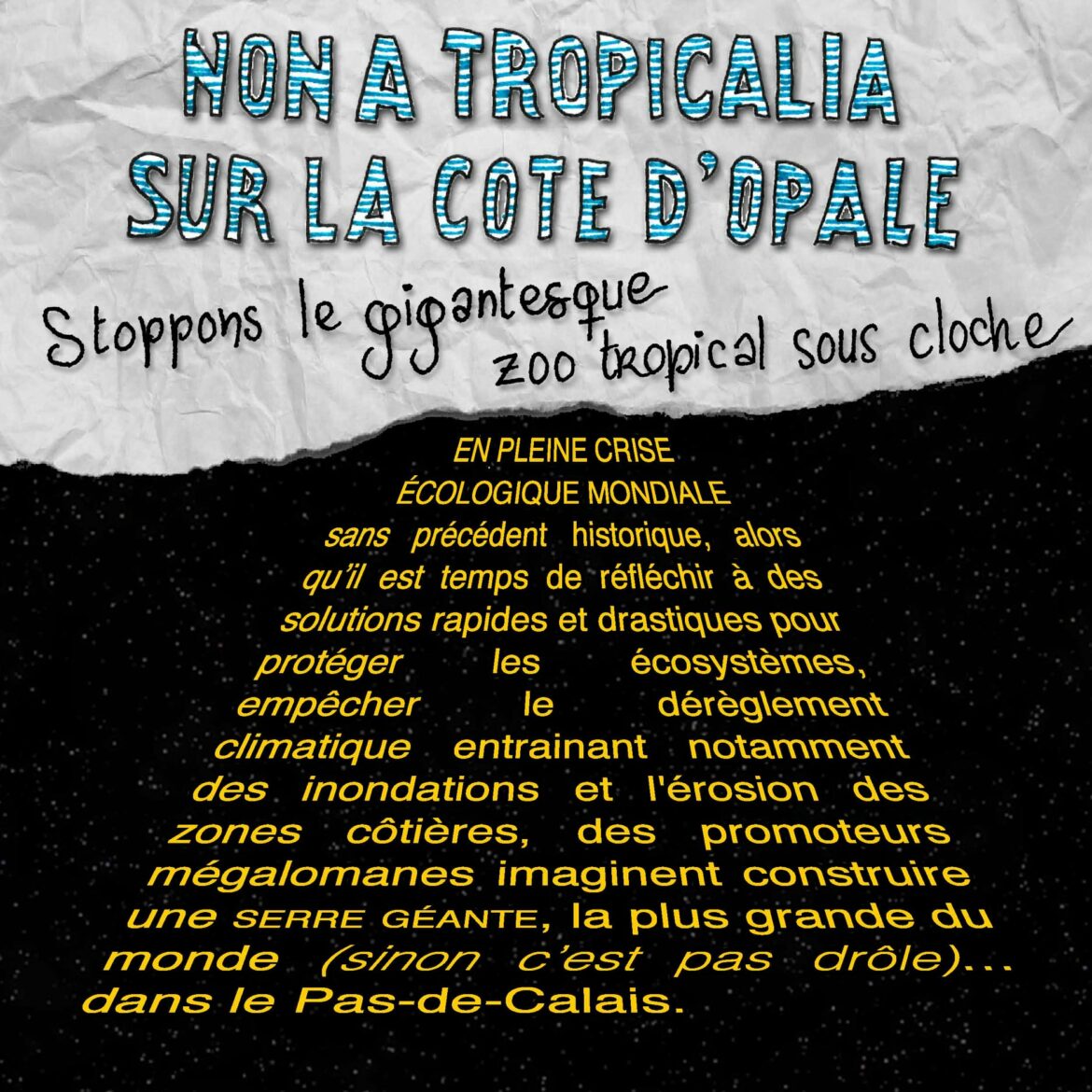 Comment présenter Tropicalia en quelques croquis !