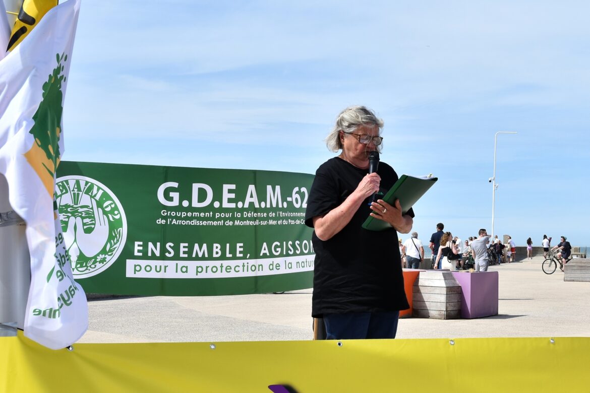 22 mai, Berck sur Mer, la parole à Mariette Vanbrugghe, présidente du GDEAM (vidéo)